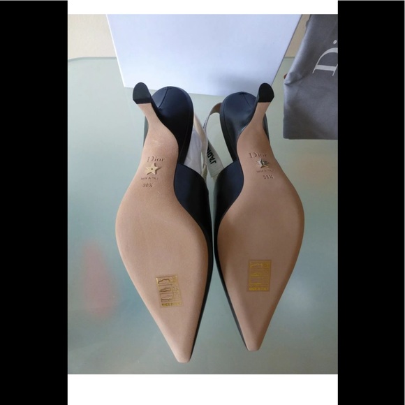 NIB Auth Christian Dior J'ADIOR SHOES Slingback w/dust bag 8-8.5 US/38.5 ITALY - Picture 9 of 10